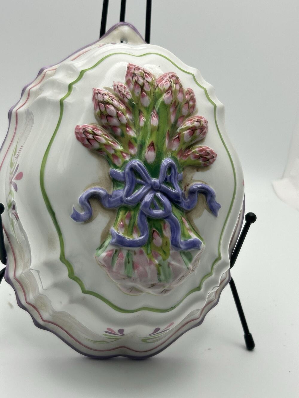 1986 Le Cordon Bleu Porcelain Mold Wall Hanger Franklin Mint Jello